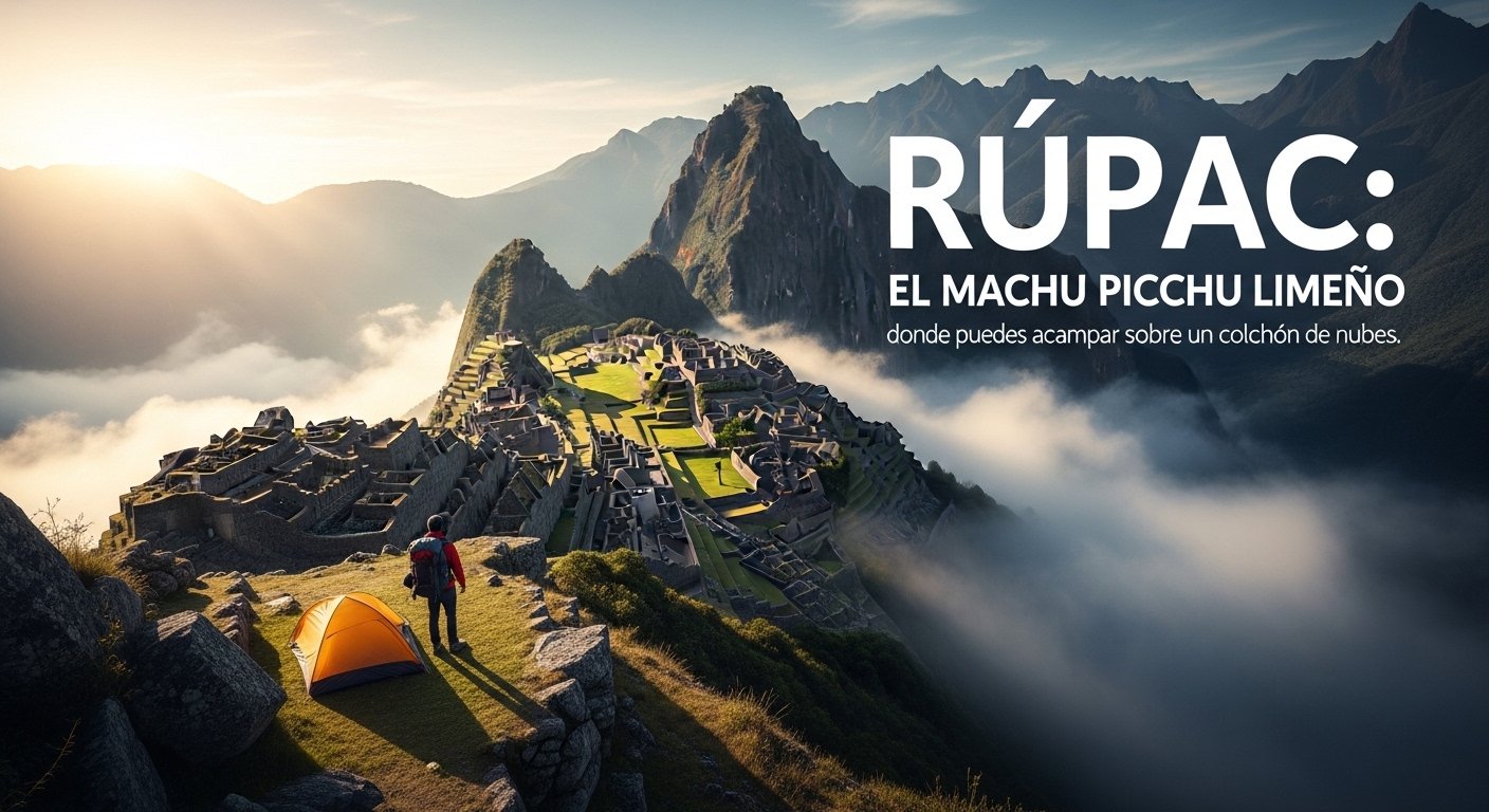 Rúpac: El «Machu Picchu Limeño» donde puedes acampar sobre un colchón de nubes