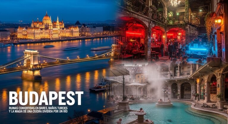 Budapest: Ruinas convertidas en bares, baños turcos y la magia de una ciudad dividida por un río