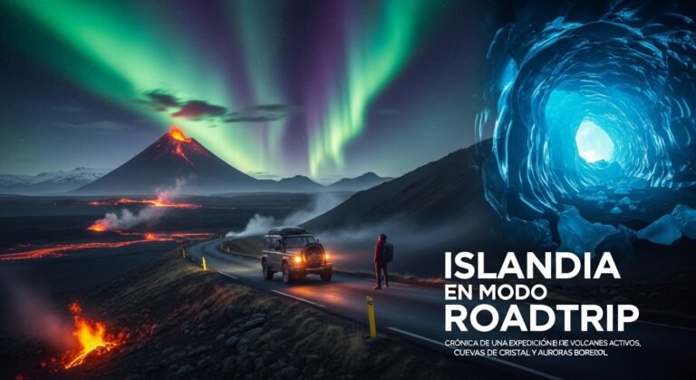 Islandia en modo ‘Roadtrip’: Crónica de una expedición entre volcanes activos, cuevas de cristal y auroras boreales