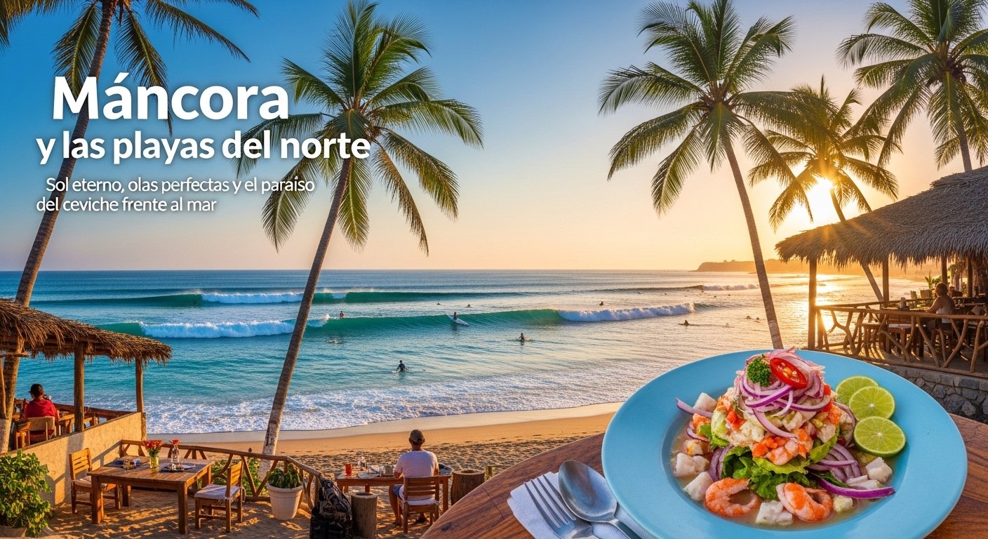 Máncora y las playas del norte: Sol eterno, olas perfectas y el paraíso del ceviche frente al mar