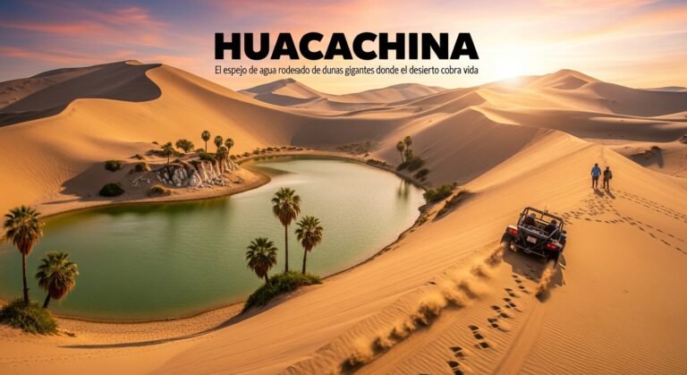 Huacachina: El espejo de agua rodeado de dunas gigantes donde el desierto cobra vida