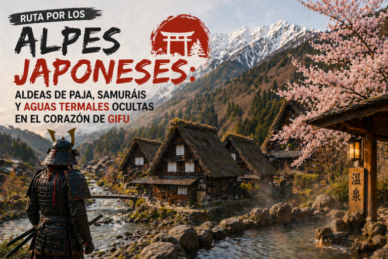 Ruta por los Alpes Japoneses: Aldeas de paja, samuráis y aguas termales ocultas en el corazón de Gifu